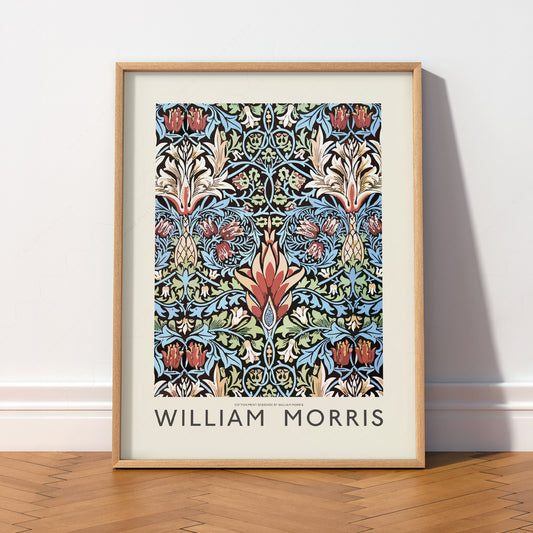 William Morris Snakeshead Art Print – Arts and Crafts Wall Decor — artwork preview 2