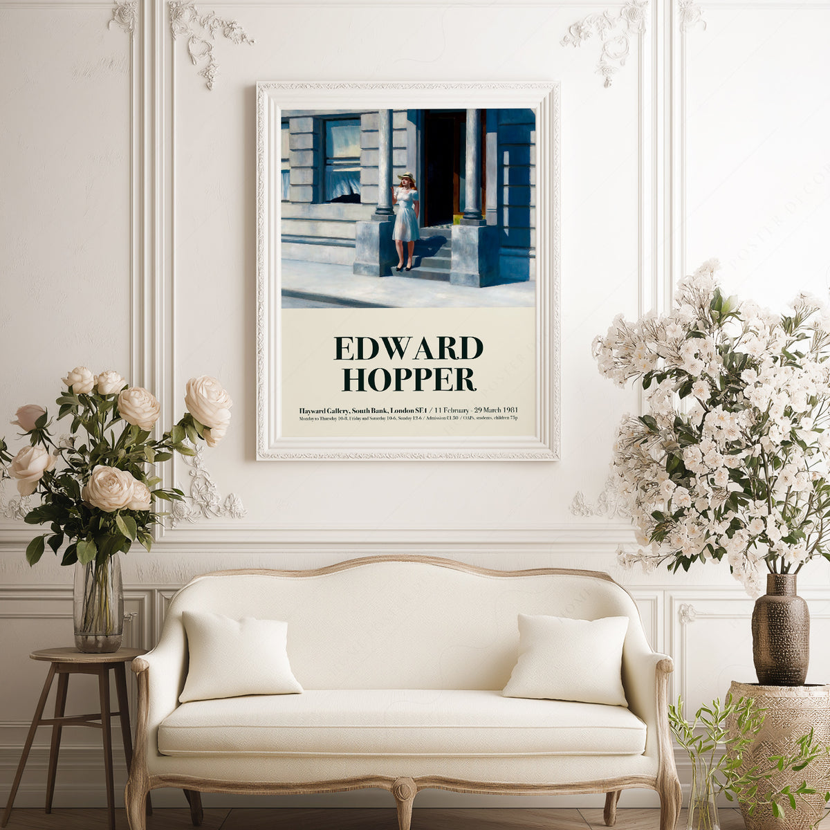 Edward Hopper Summertime Exhibition Poster Art Print — artwork preview 17