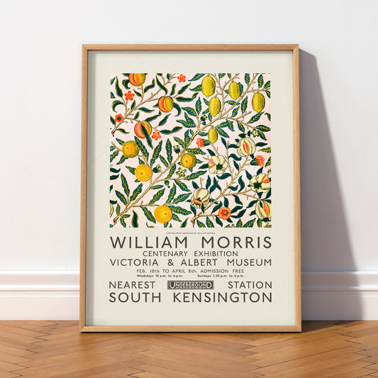 William Morris Fruit Pomegranate Exhibition Poster – Botanical Wall Art — artwork preview 2