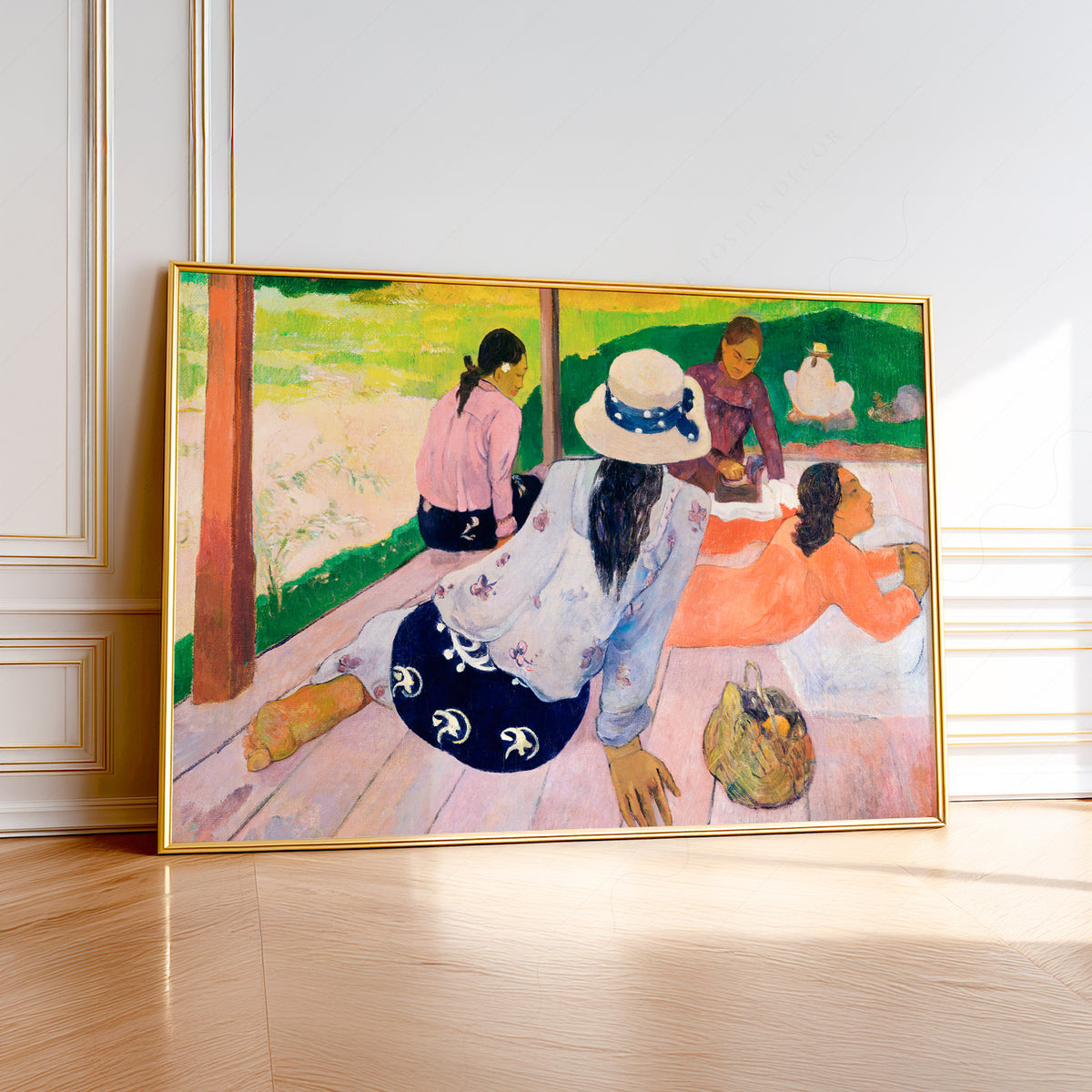 Paul Gauguin The Siesta Art Print — artwork preview 1