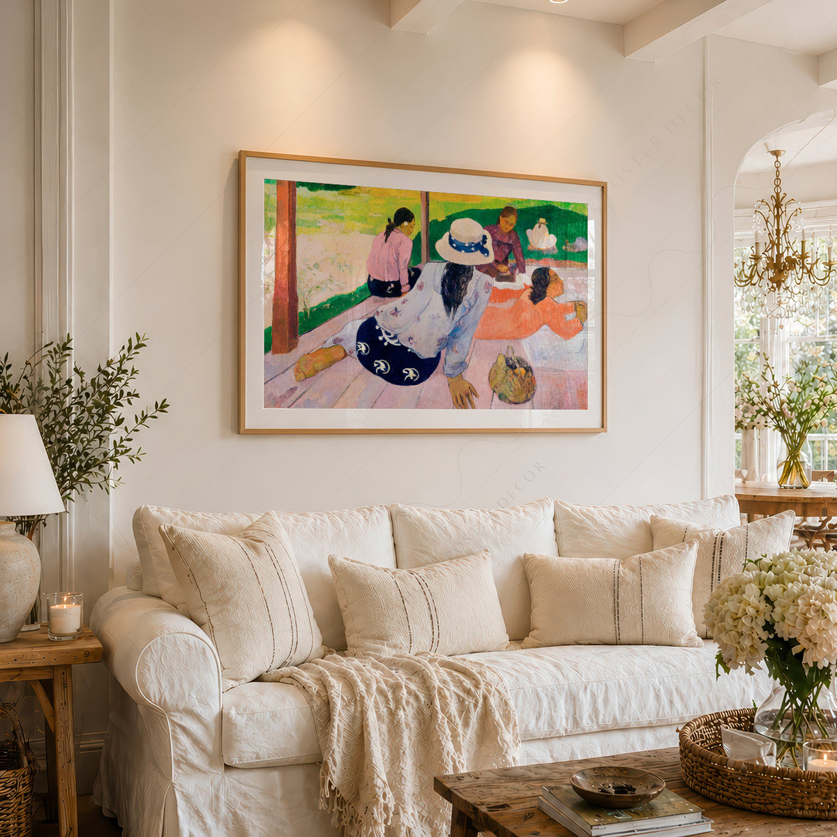 Paul Gauguin The Siesta Art Print — artwork preview 6