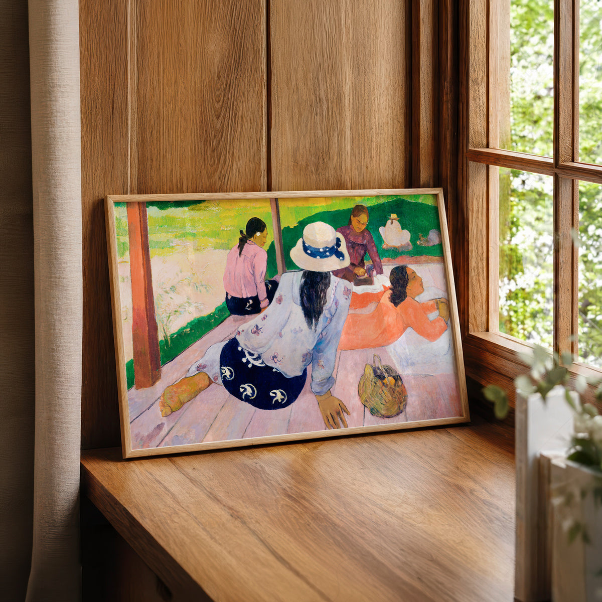 Paul Gauguin The Siesta Art Print — artwork preview 22