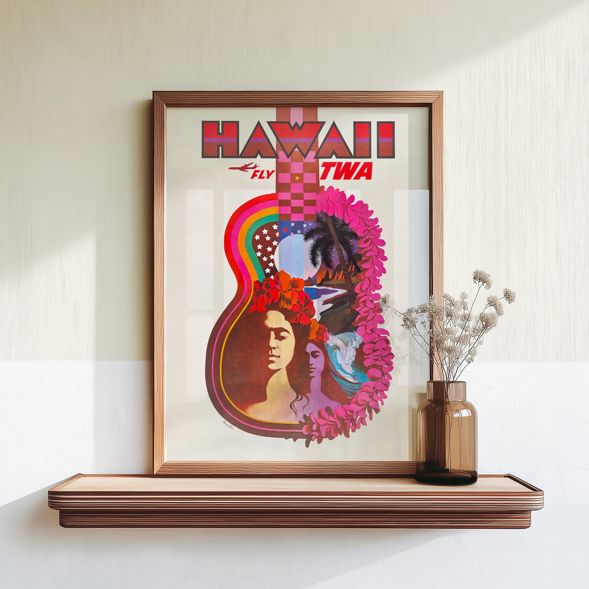 David Klein Hawaii Travel Poster Art Print — artwork preview 18