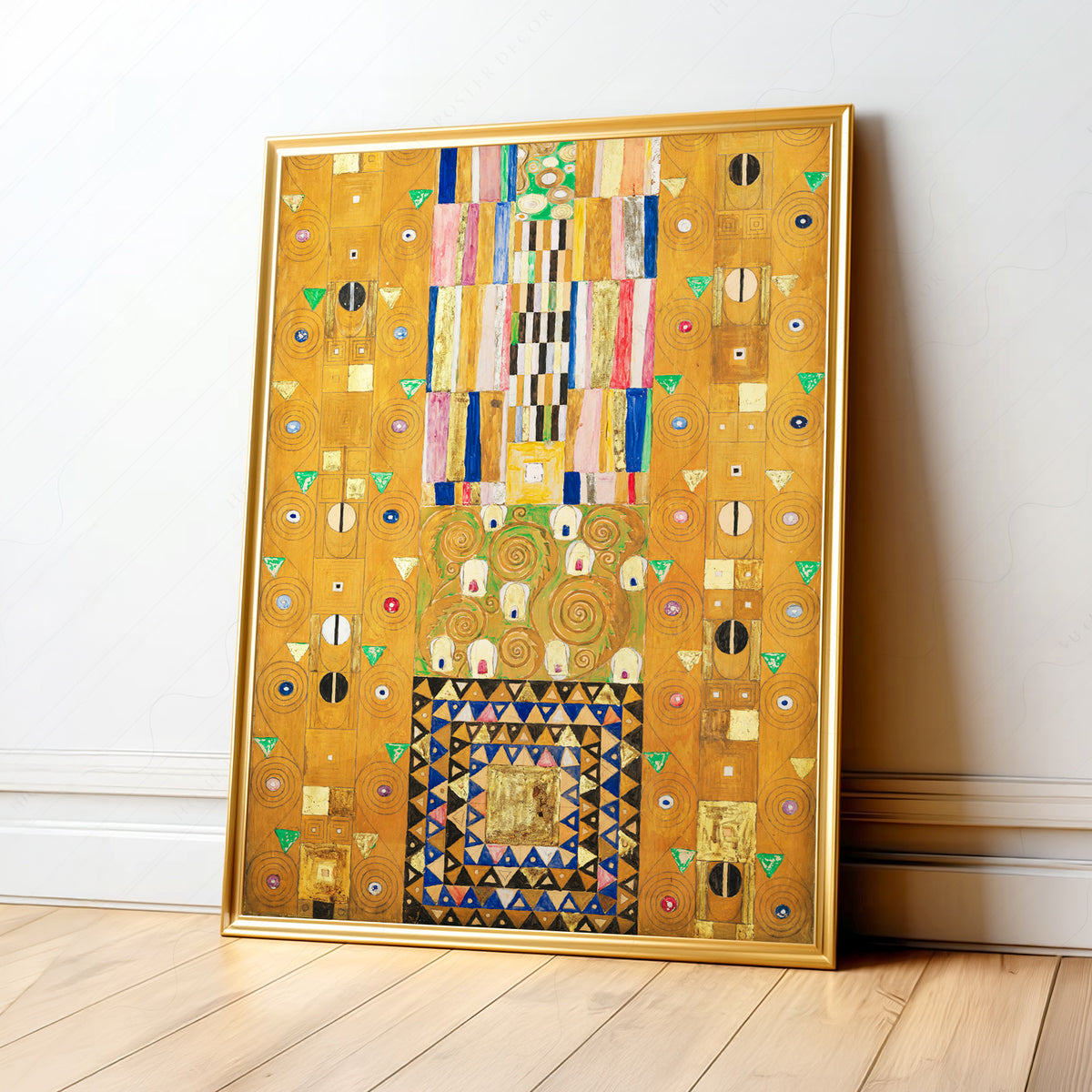 Gustav Klimt Golden Knight Art Print — artwork preview 1