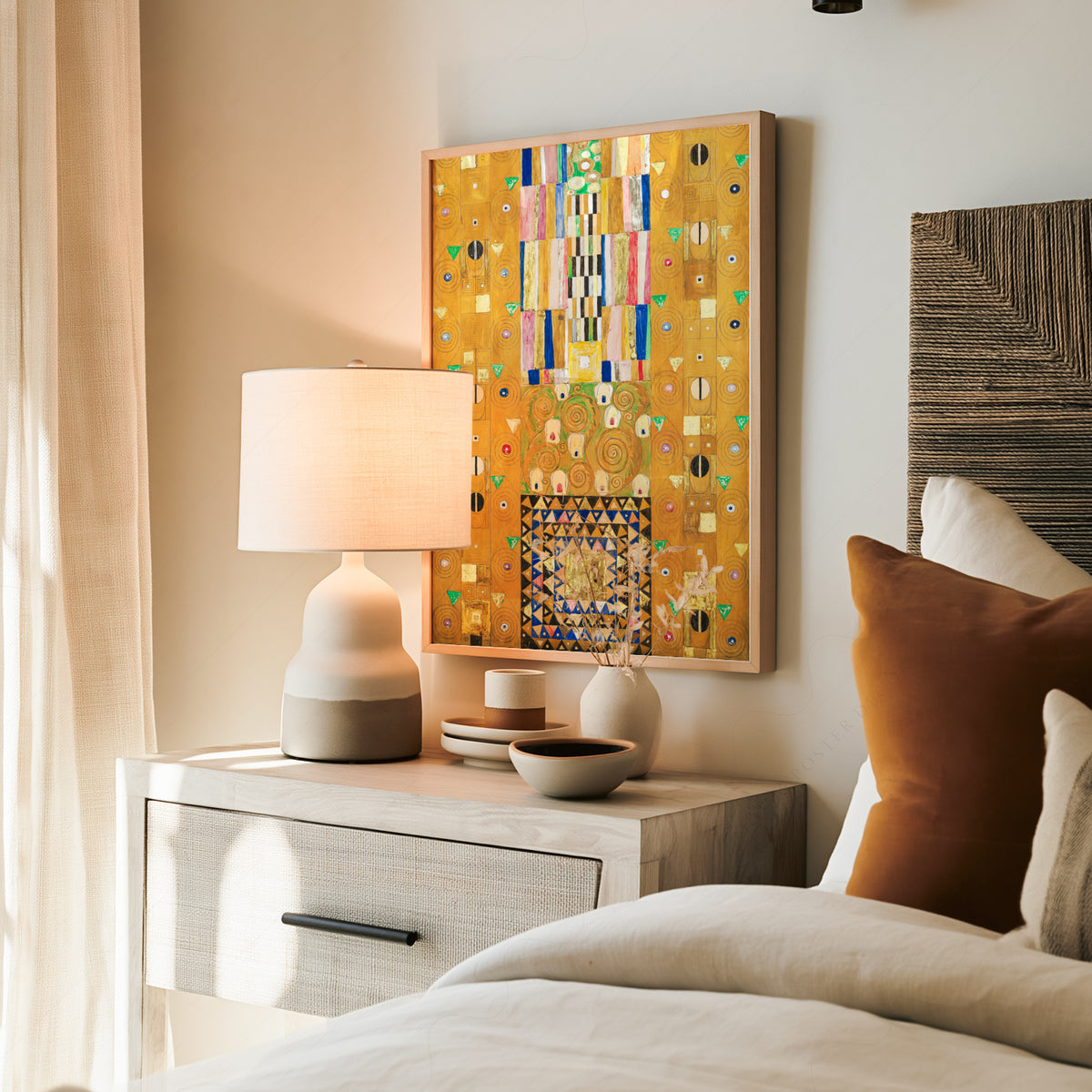 Gustav Klimt Golden Knight Art Print — artwork preview 19