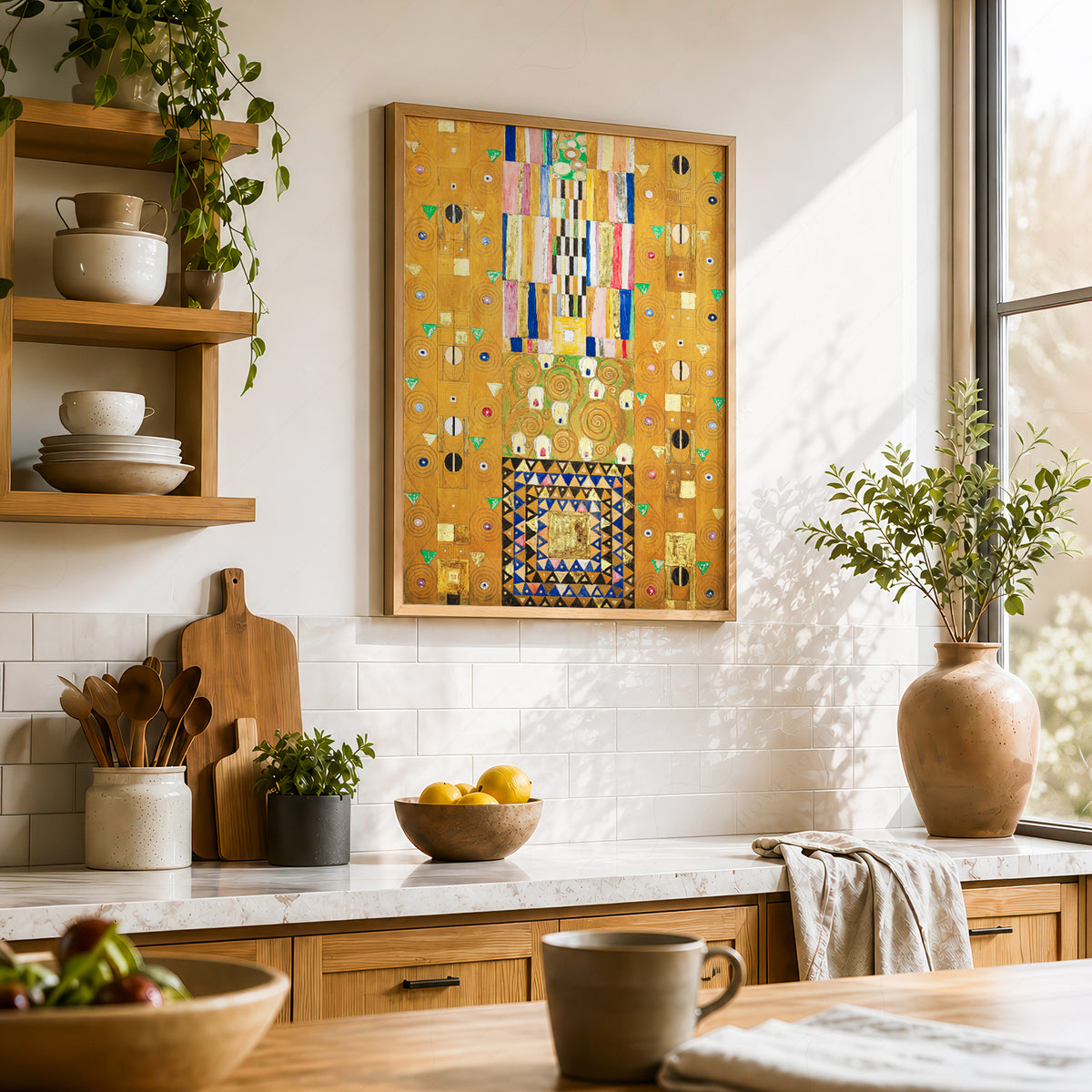 Gustav Klimt Golden Knight Art Print — artwork preview 23