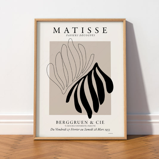 Henri Matisse Papiers Découpés Exhibition Poster – Minimalist Wall Art — artwork preview 2