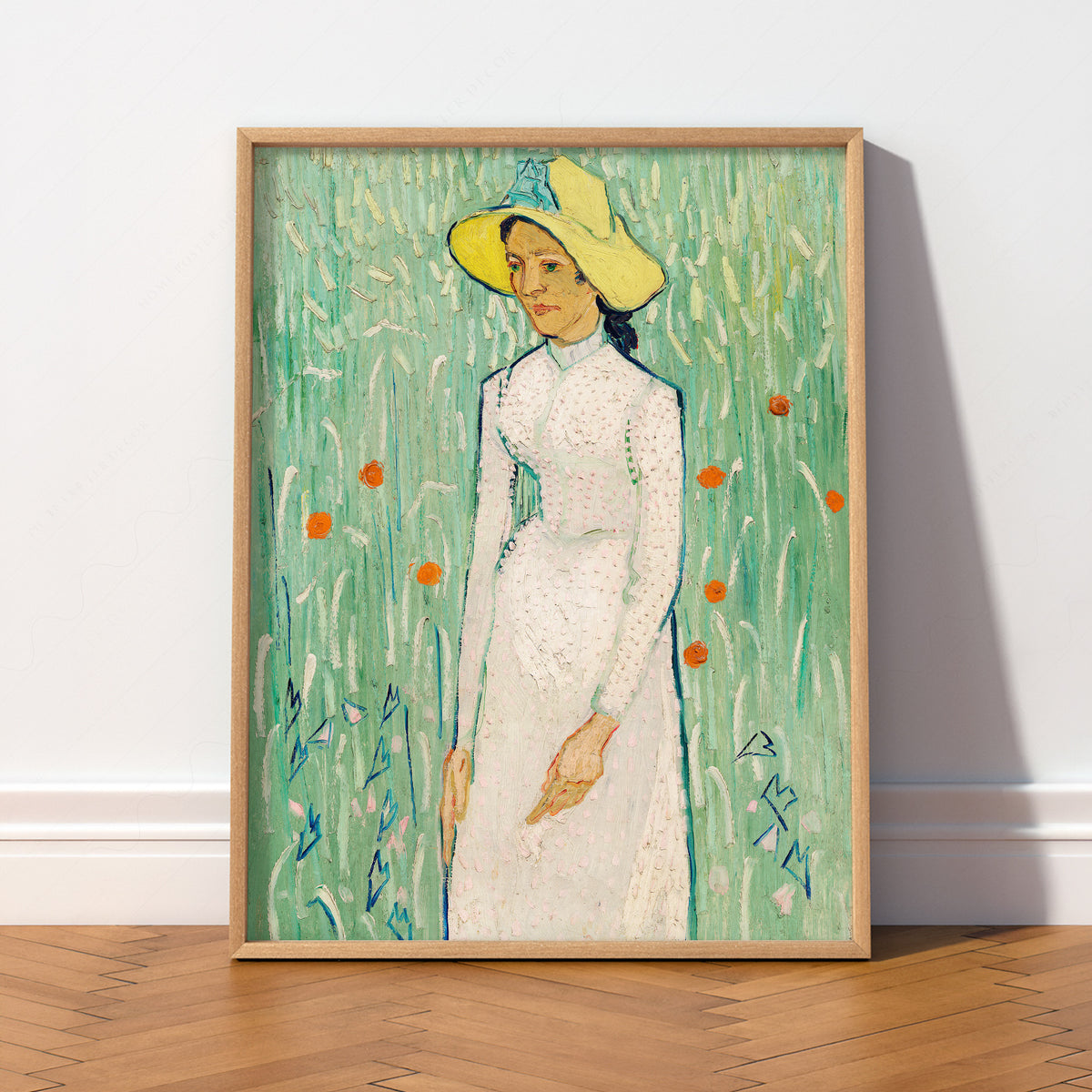 Vincent van Gogh Girl in White Exhibition Poster Art Print — artwork preview 2
