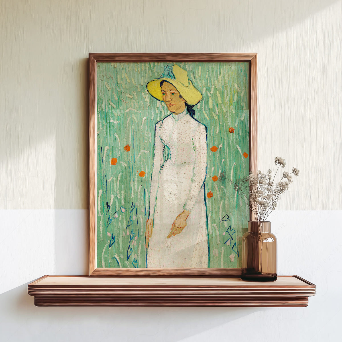 Vincent van Gogh Girl in White Exhibition Poster Art Print — artwork preview 18