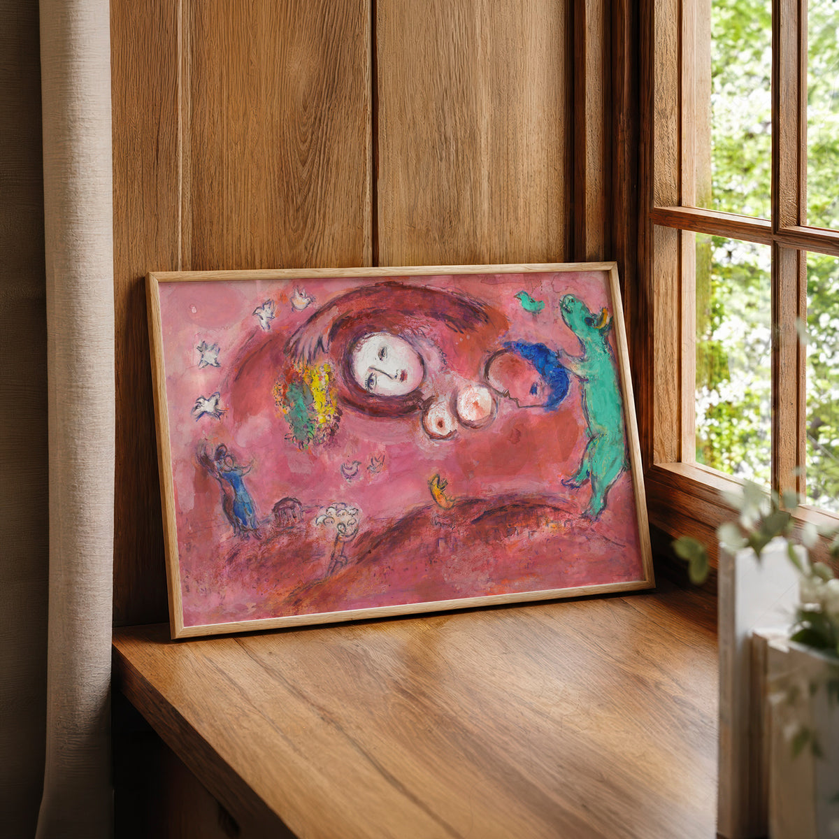 Marc Chagall Spring in the Meadow Art Print — artwork preview 22