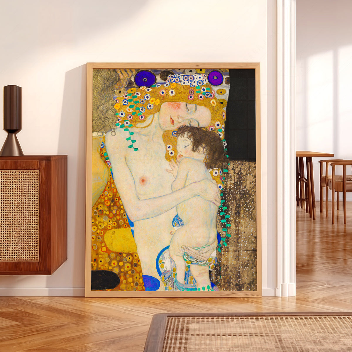 Gustav Klimt Mother and Child Art Print — artwork preview 5