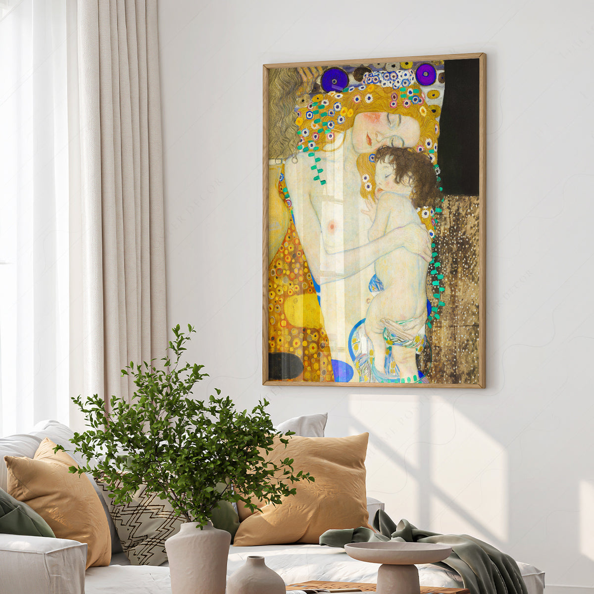 Gustav Klimt Mother and Child Art Print — artwork preview 6