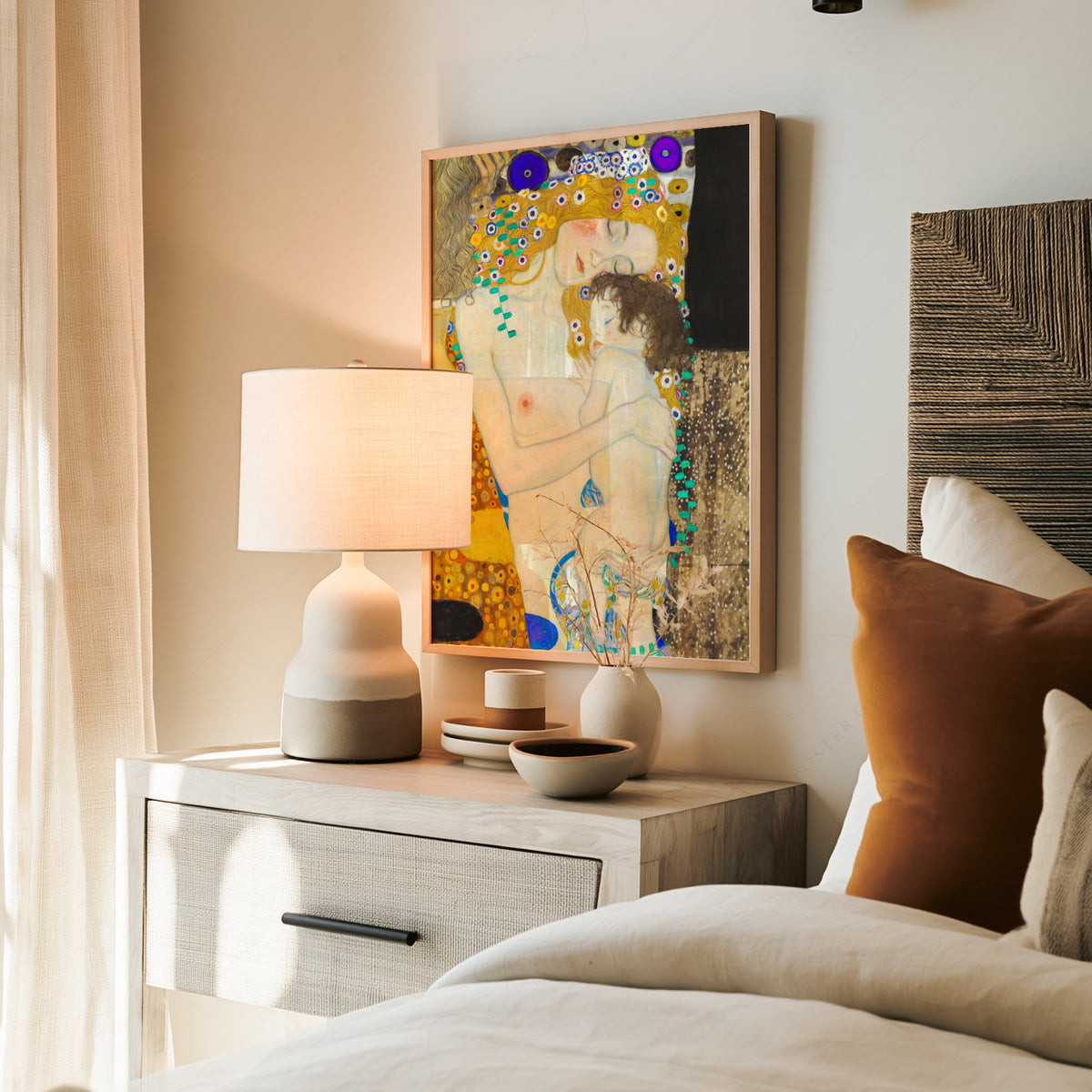 Gustav Klimt Mother and Child Art Print — artwork preview 19