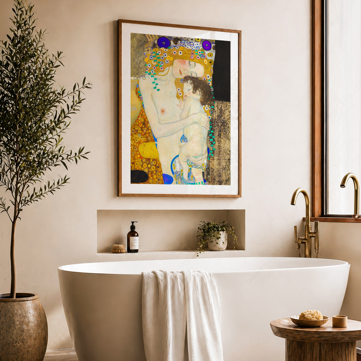 Gustav Klimt Mother and Child Art Print — artwork preview 22