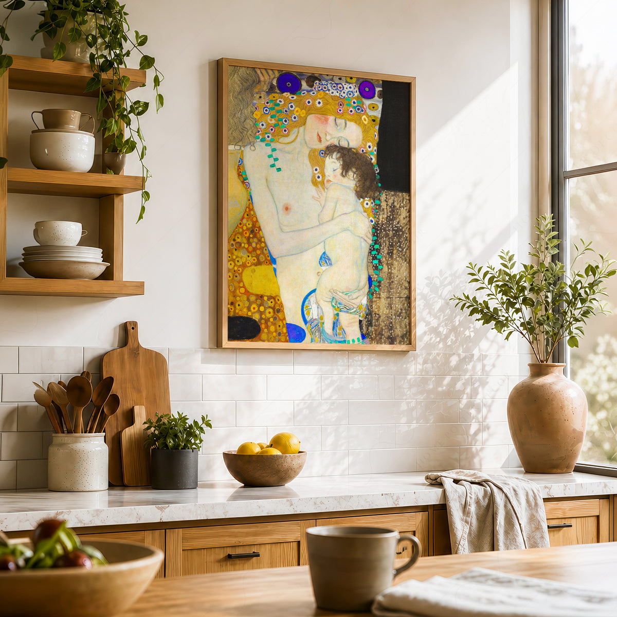 Gustav Klimt Mother and Child Art Print — artwork preview 23