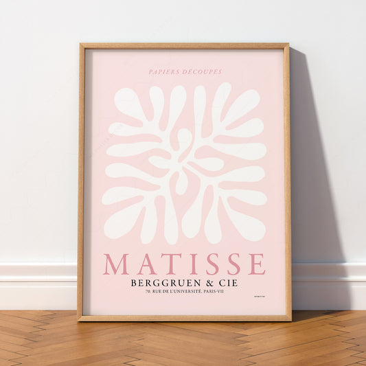 Henri Matisse Papiers Découpés Art Print – Pink Cut-Outs Poster — artwork preview 2