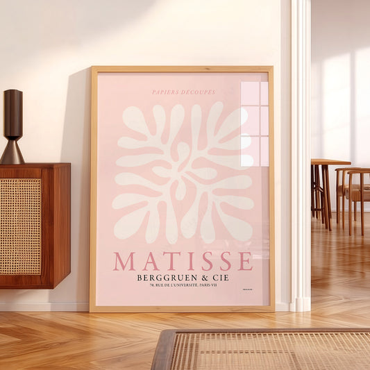 Henri Matisse Papiers Découpés Art Print – Pink Cut-Outs Poster — artwork preview 5