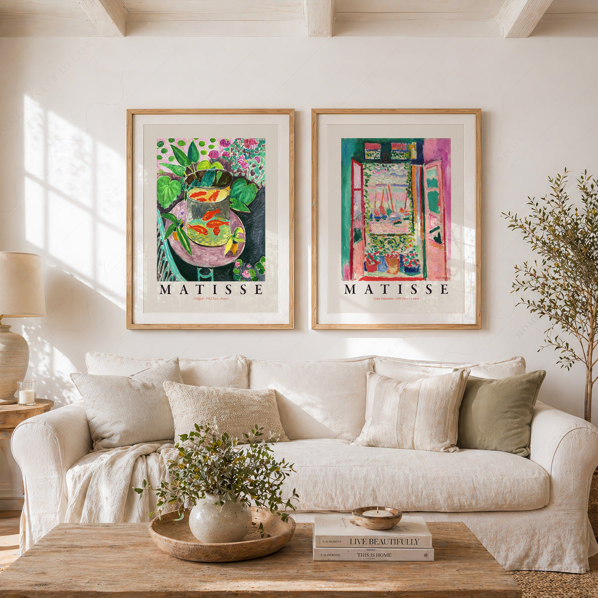 Henri Matisse Goldfish and Open Window Exhibition Pair – Set of 2 Art Prints — artwork preview 11