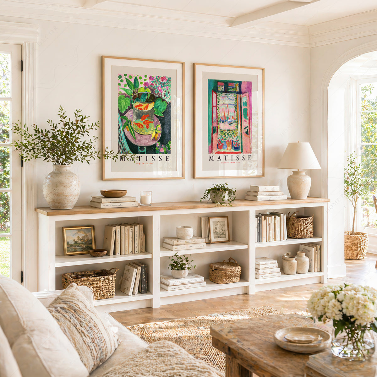 Henri Matisse Goldfish and Open Window Exhibition Pair – Set of 2 Art Prints — artwork preview 17