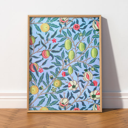 William Morris Fruit Pattern Art Print – Arts and Crafts Wall Decor — artwork preview 2