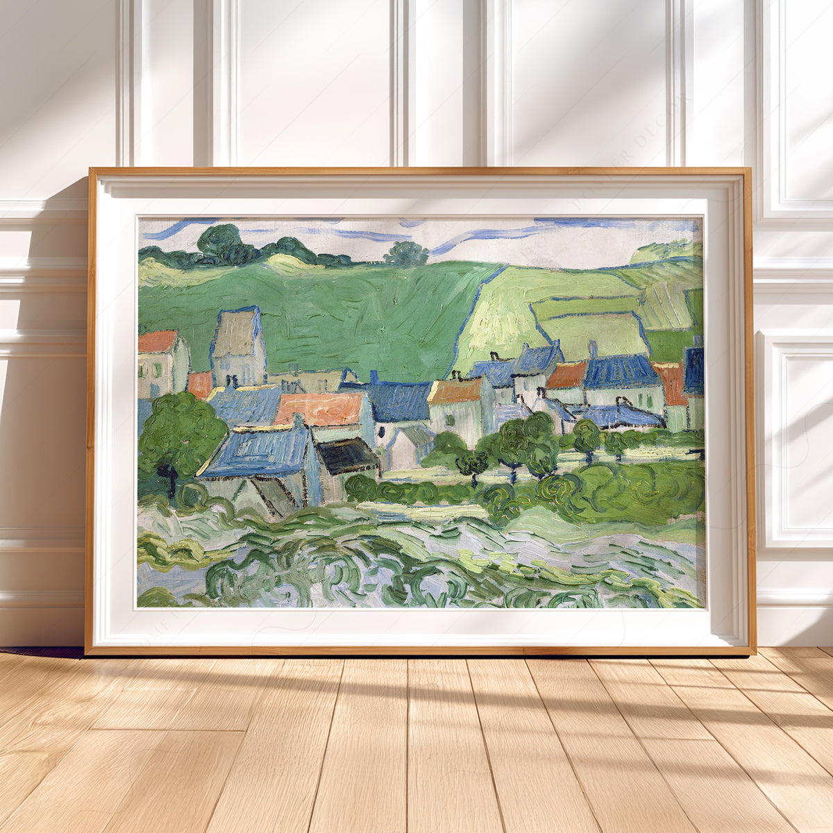 Vincent van Gogh View of Auvers Art Print — artwork preview 5