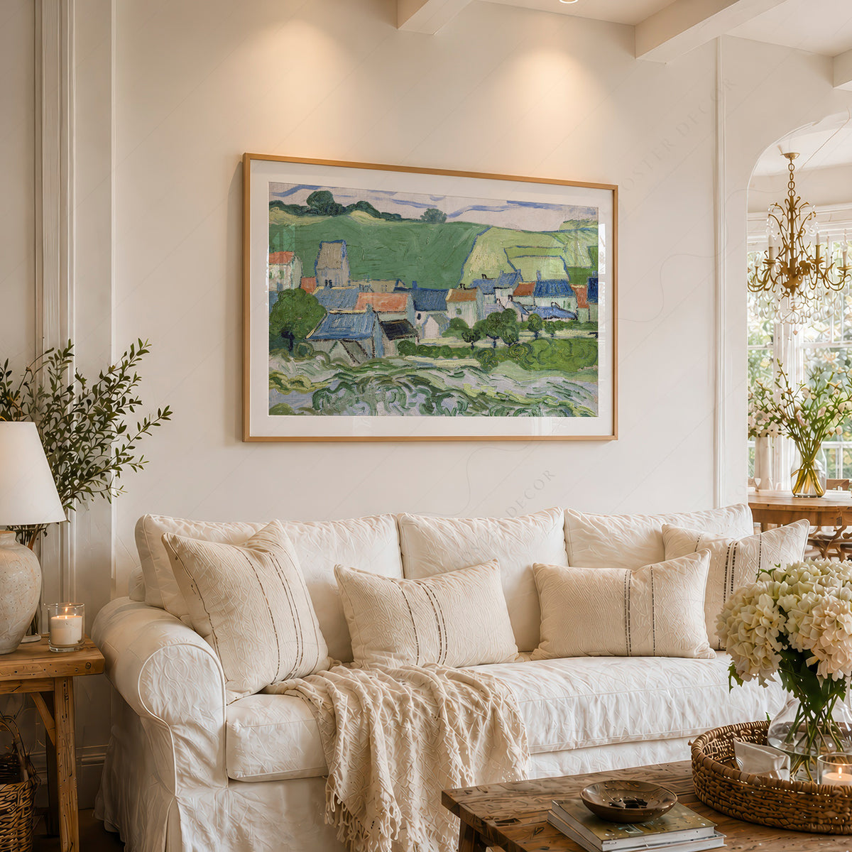 Vincent van Gogh View of Auvers Art Print — artwork preview 6