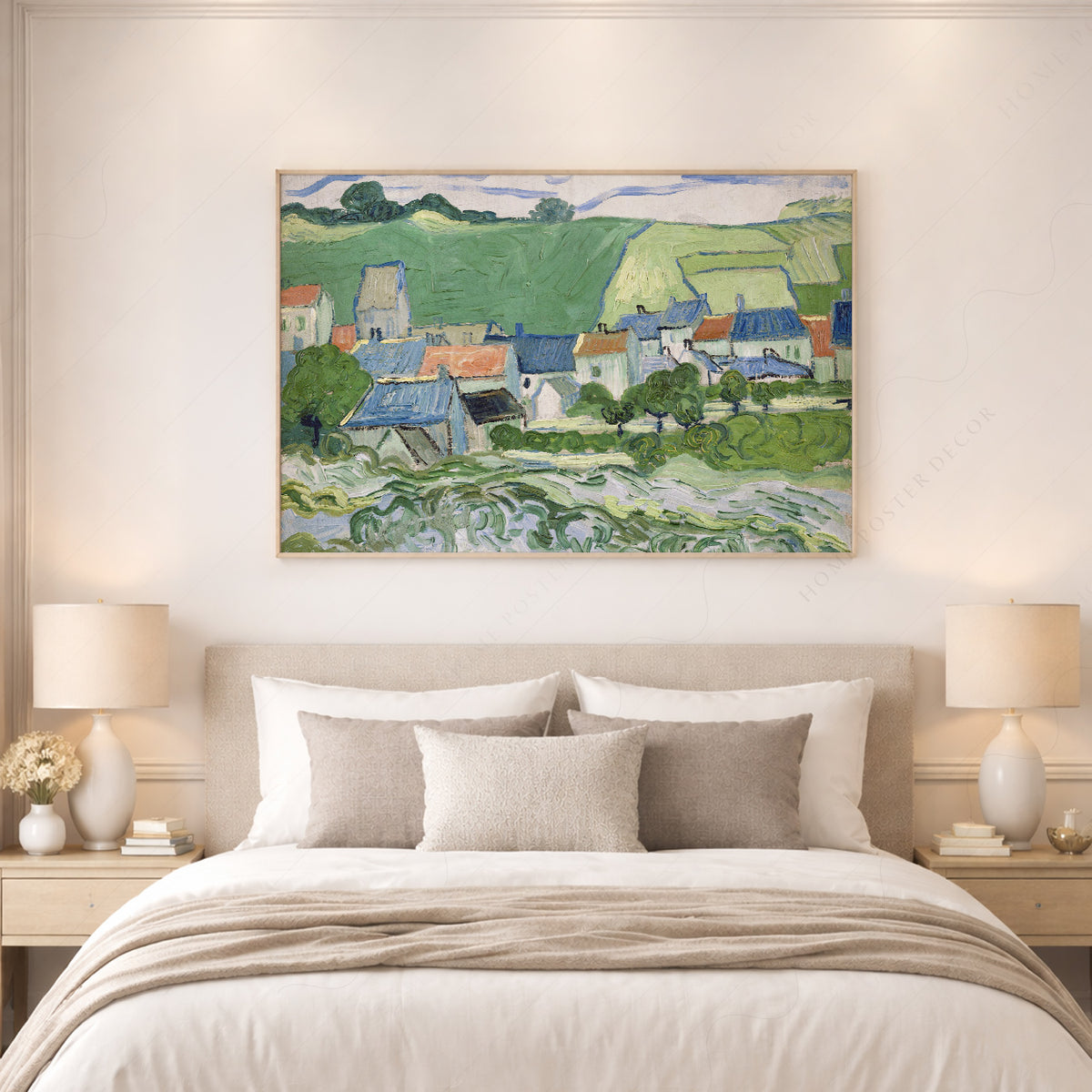Vincent van Gogh View of Auvers Art Print — artwork preview 17