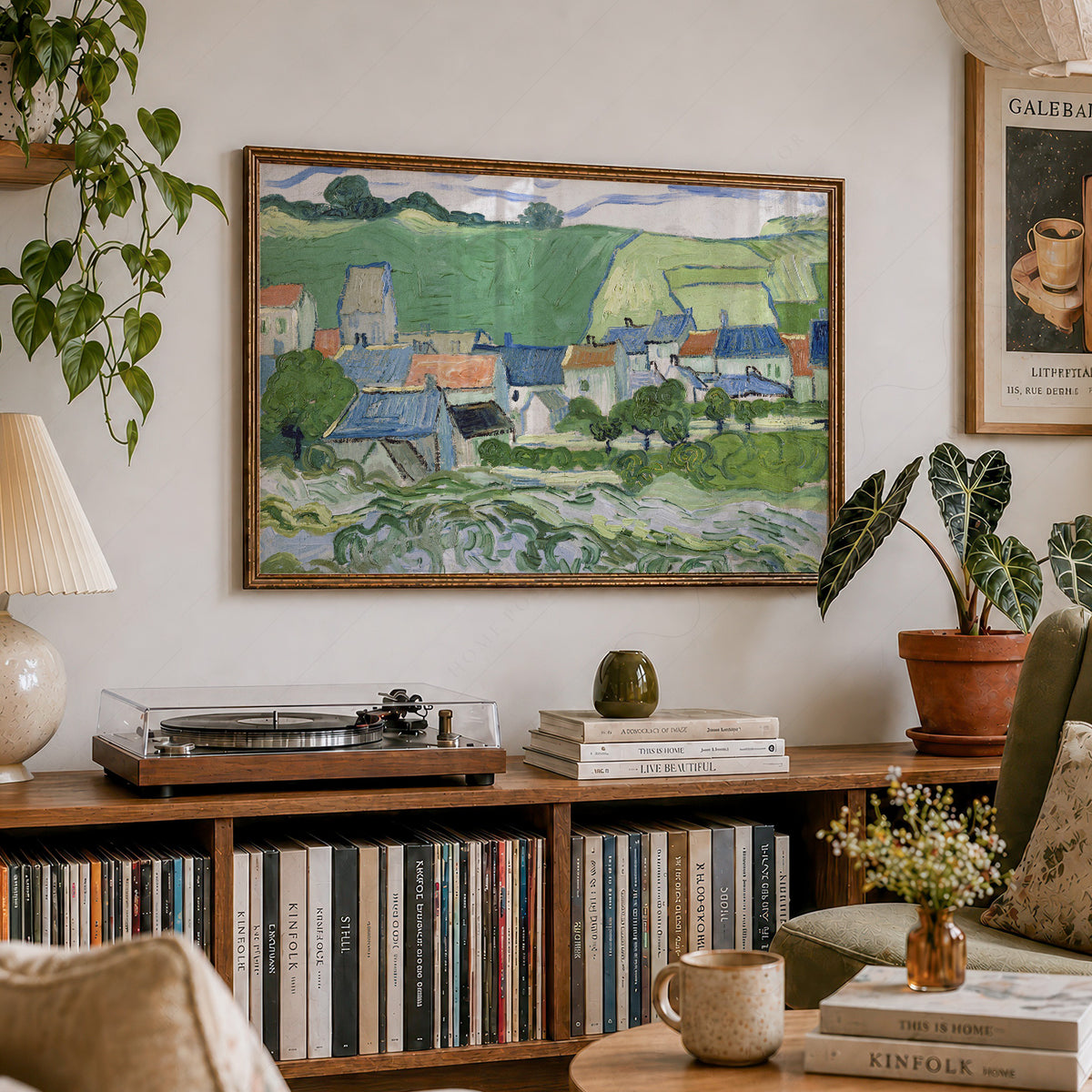 Vincent van Gogh View of Auvers Art Print — artwork preview 19