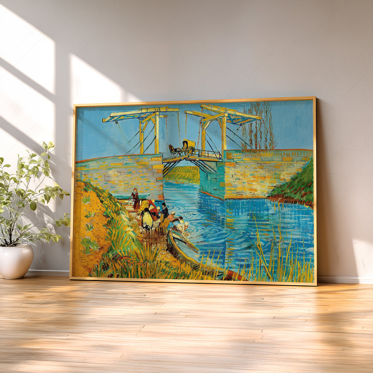 Vincent van Gogh Bridge at Arles Art Print — artwork preview 2