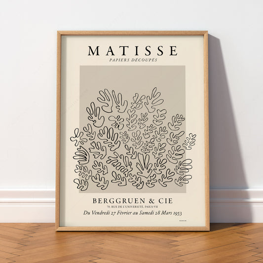 Henri Matisse Papiers Découpés Exhibition Poster – Modern Art Print — artwork preview 2