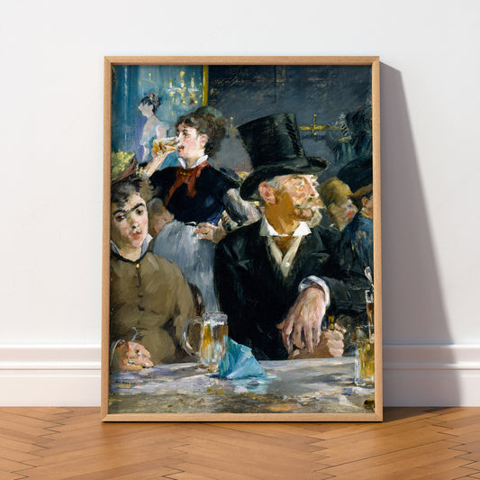 Edouard Manet At the Café Art Print – Impressionist Paris Wall Decor — artwork preview 2