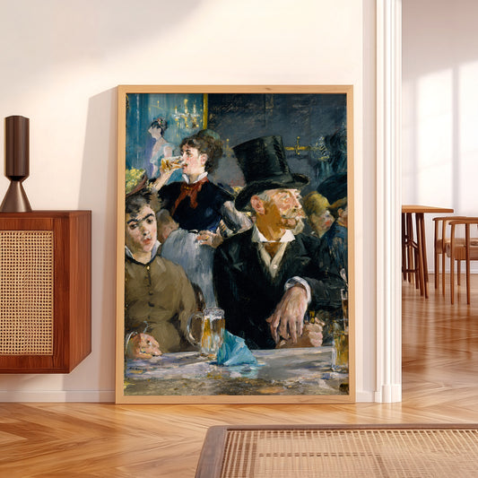 Edouard Manet At the Café Art Print – Impressionist Paris Wall Decor — artwork preview 5