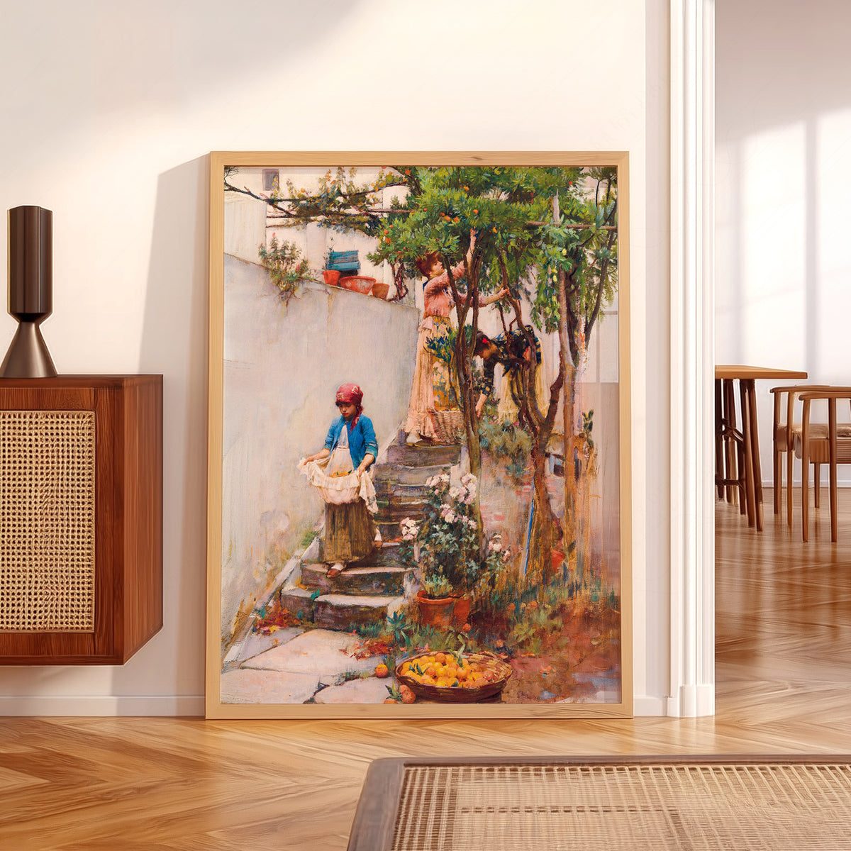 John William Waterhouse An Orange Garden Art Print — artwork preview 5