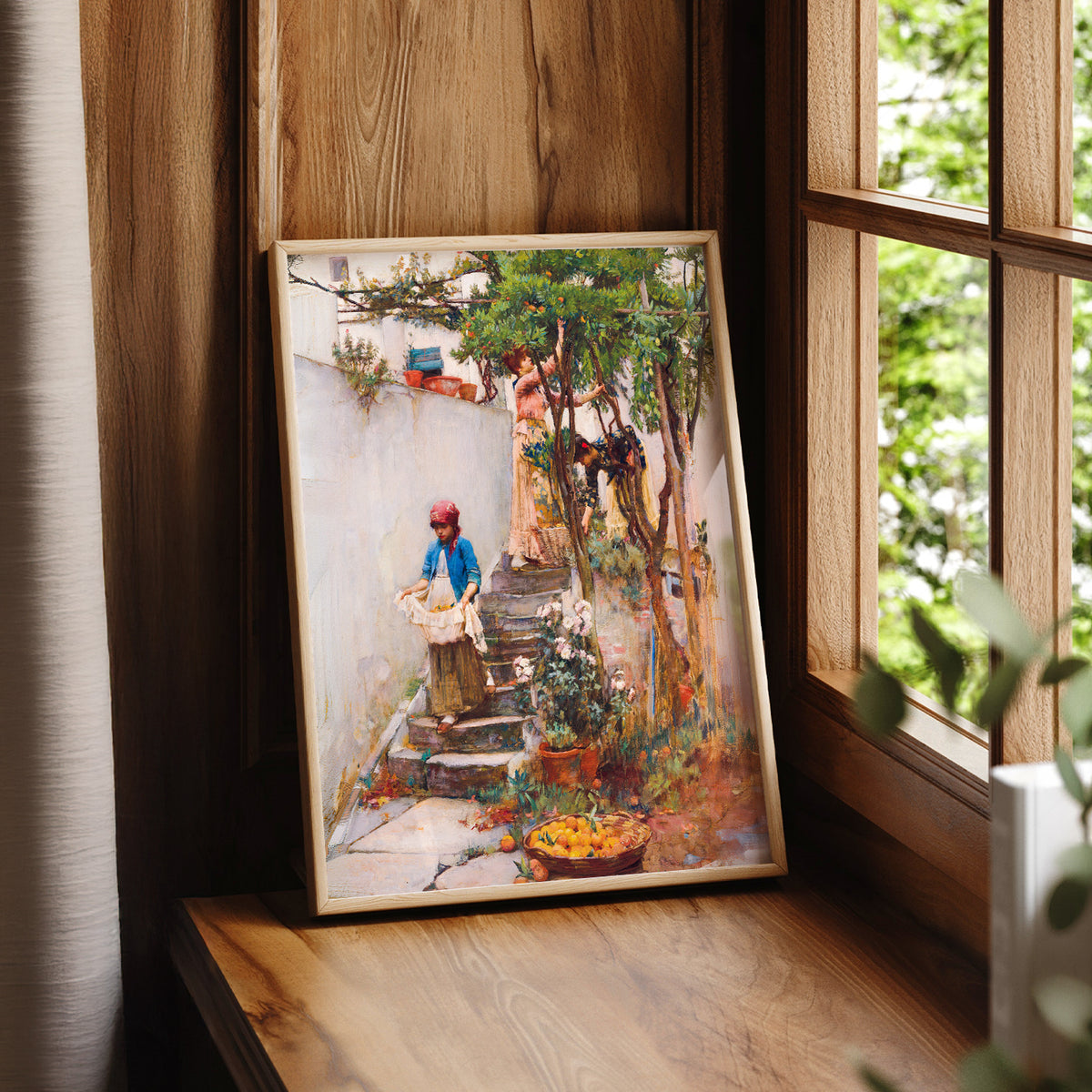 John William Waterhouse An Orange Garden Art Print — artwork preview 7