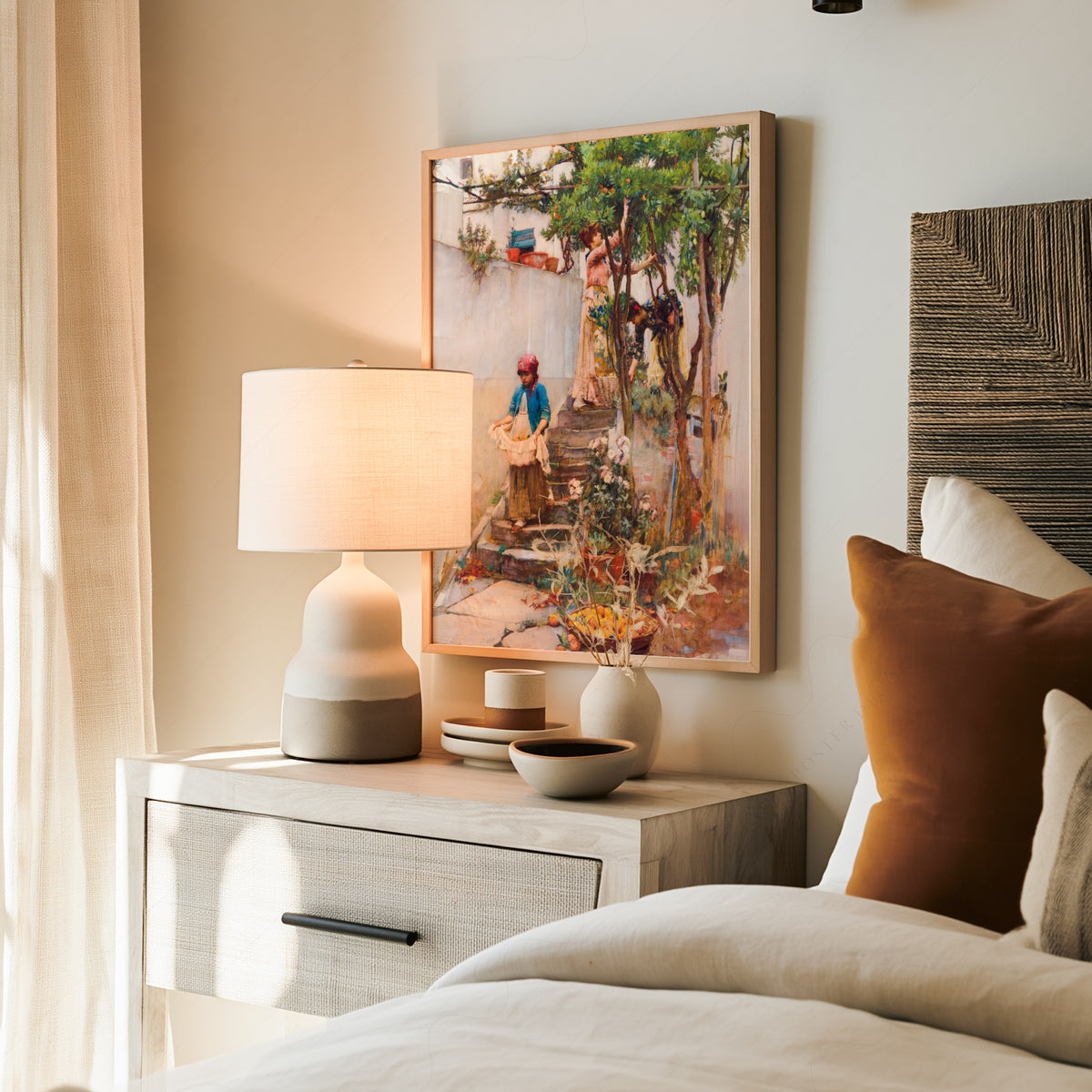 John William Waterhouse An Orange Garden Art Print — artwork preview 19