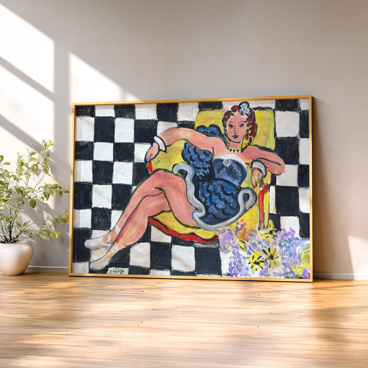 Henri Matisse Dancer in the Armchair Print – Vibrant Museum Wall Art — artwork preview 2
