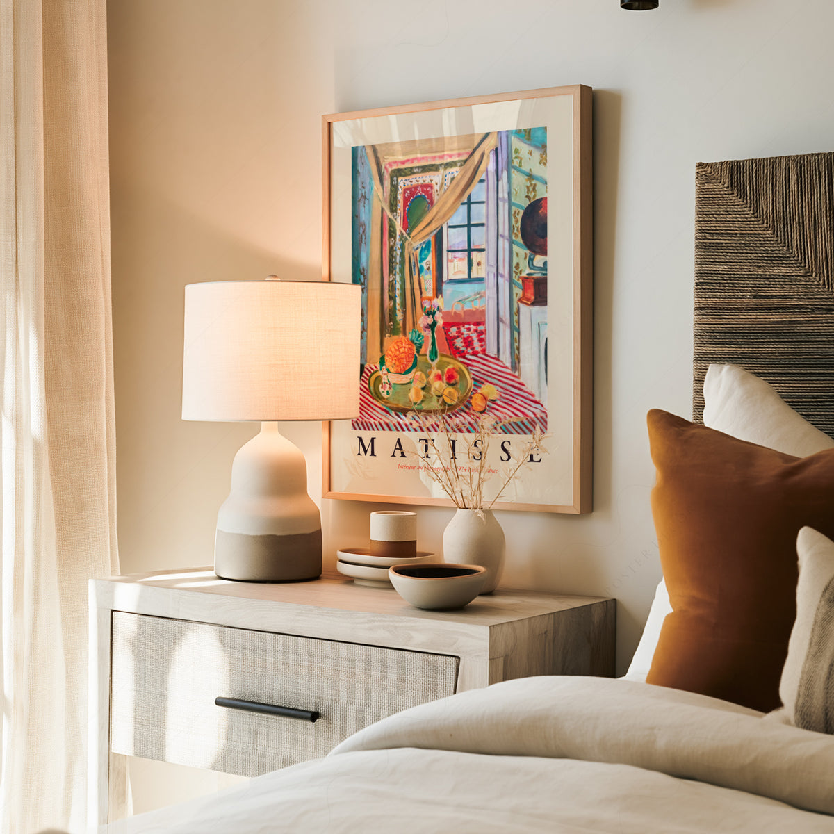 Henri Matisse Interior with a Phonograph Art Print — artwork preview 19
