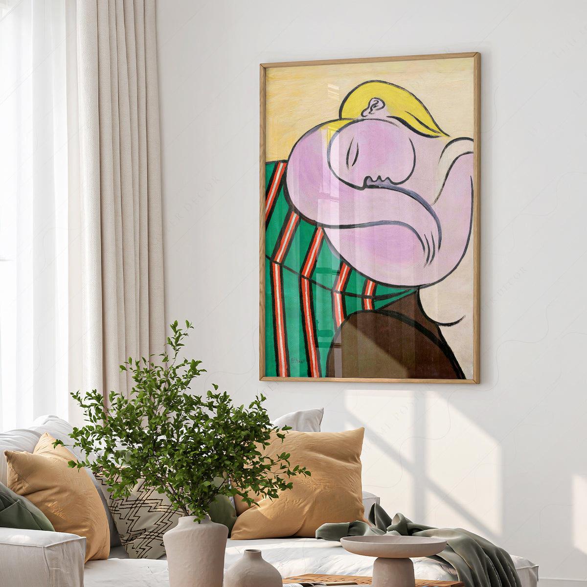 Pablo Picasso Woman with Yellow Hair Art Print — artwork preview 6