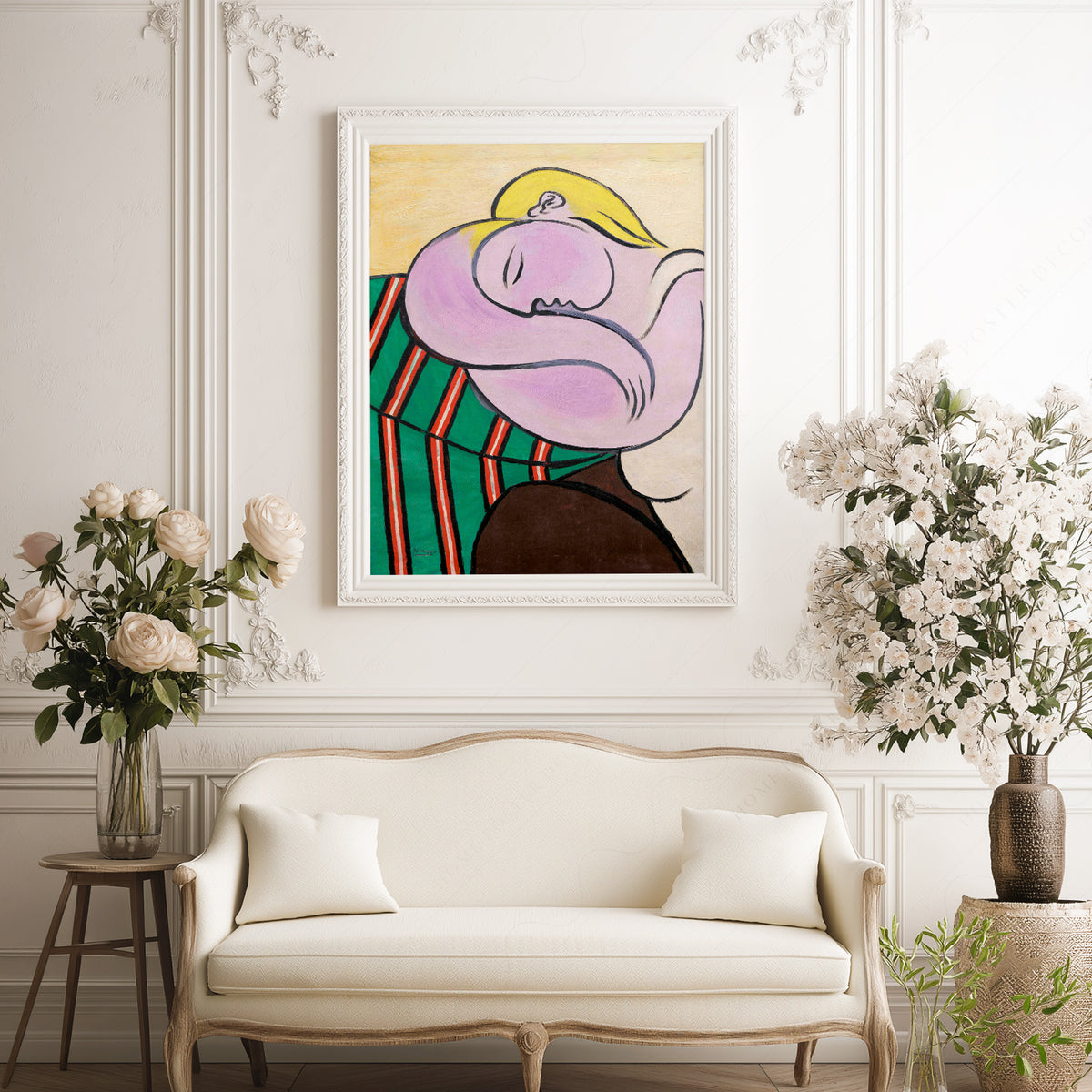Pablo Picasso Woman with Yellow Hair Art Print — artwork preview 17