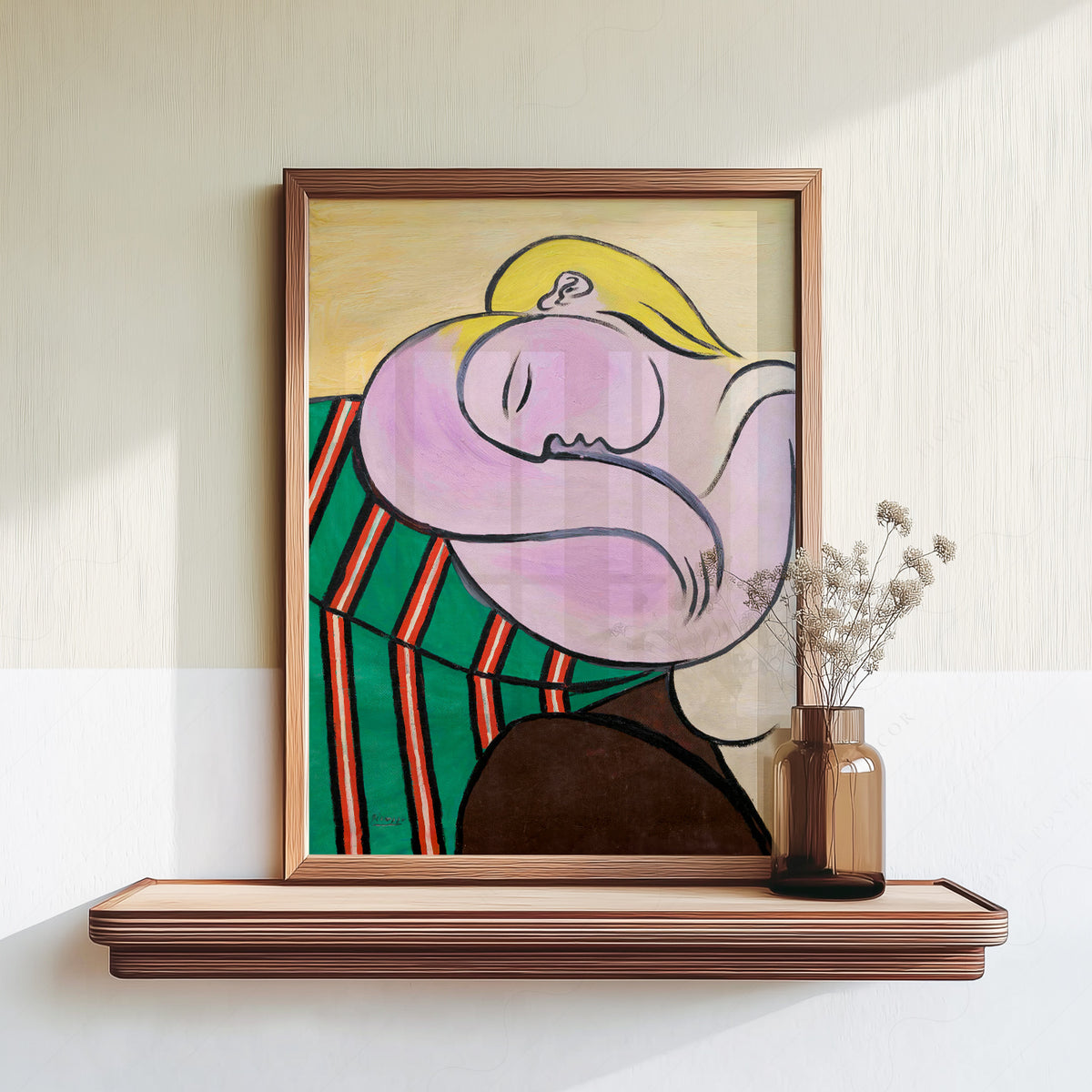 Pablo Picasso Woman with Yellow Hair Art Print — artwork preview 18