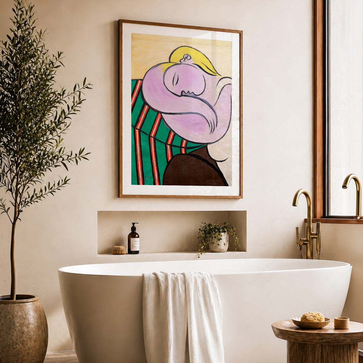 Pablo Picasso Woman with Yellow Hair Art Print — artwork preview 22