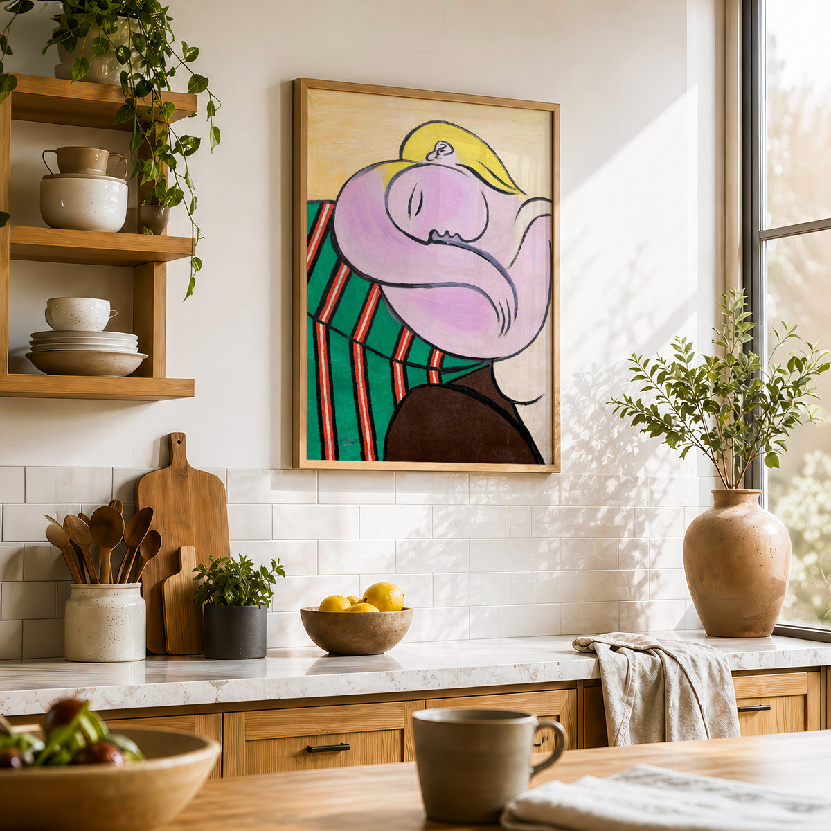 Pablo Picasso Woman with Yellow Hair Art Print — artwork preview 23