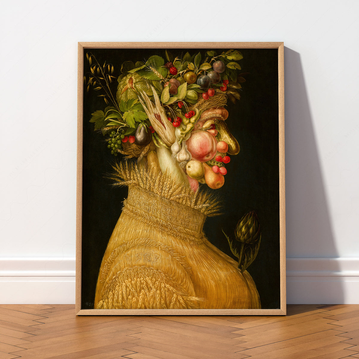 Giuseppe Arcimboldo Harvest Portrait Art Print — artwork preview 2