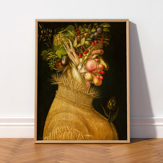 Giuseppe Arcimboldo Harvest Portrait Art Print — artwork preview 2