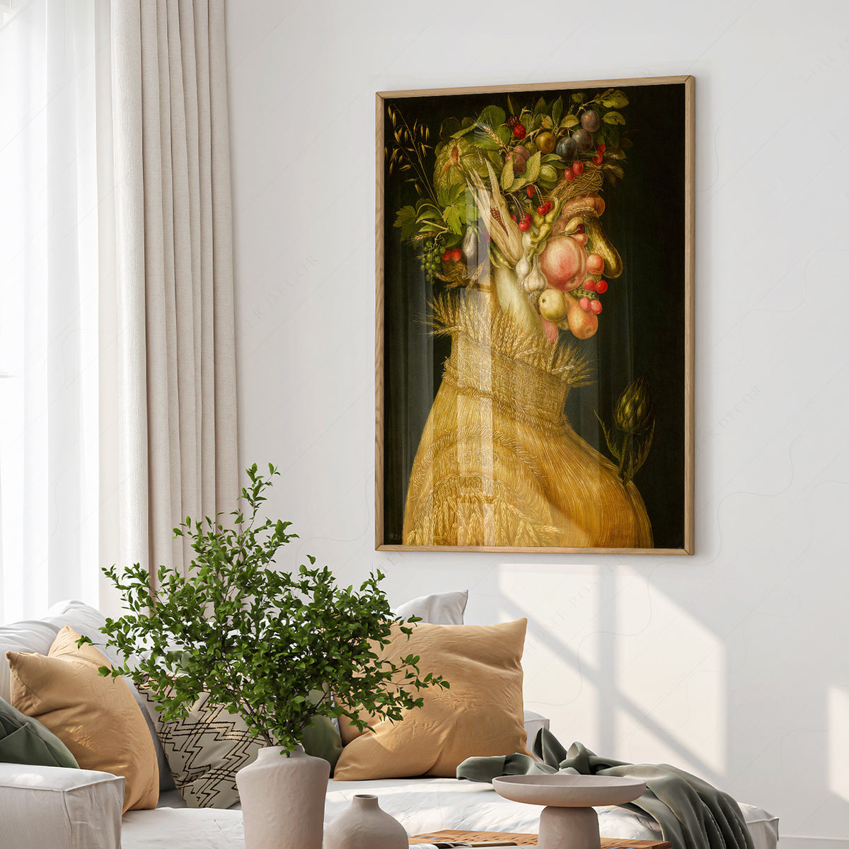 Giuseppe Arcimboldo Harvest Portrait Art Print — artwork preview 6