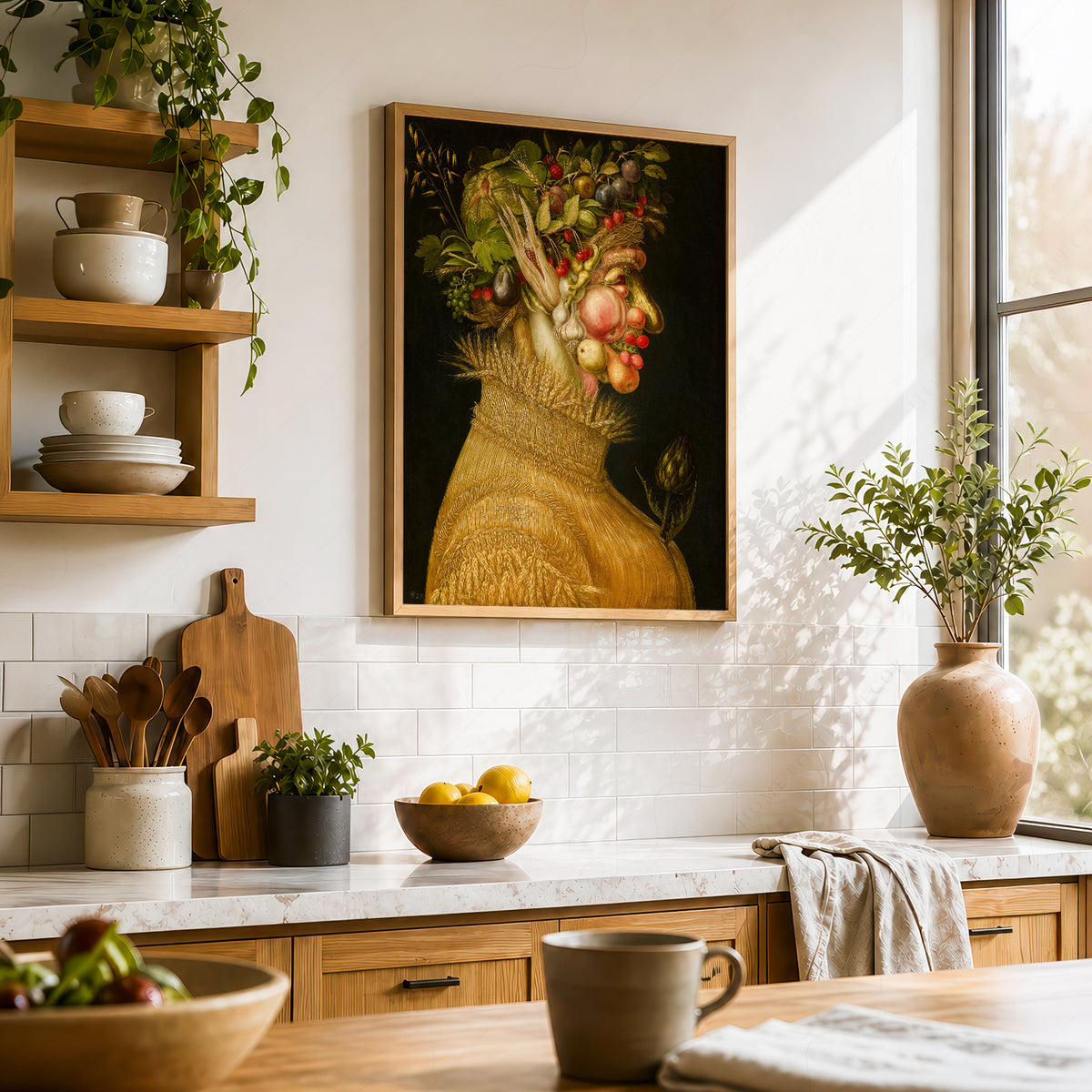 Giuseppe Arcimboldo Harvest Portrait Art Print — artwork preview 23