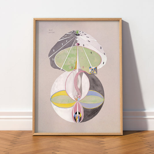 Hilma af Klint Tree of Knowledge Art Print – Spiritual Abstract Wall Art — artwork preview 2