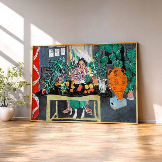 Henri Matisse Etruscan Vase Art Print – Colorful Museum Wall Decor — artwork preview 2