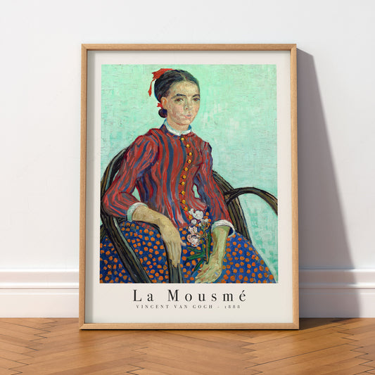 Vincent van Gogh La Mousmé Art Print — artwork preview 2