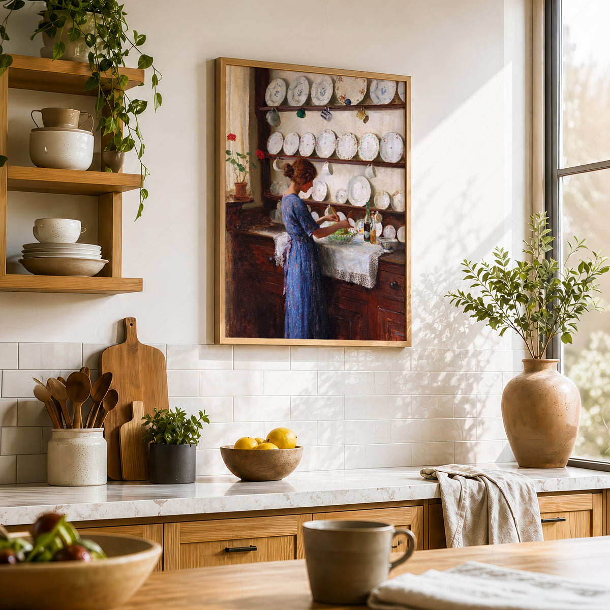 William Kay Blacklock Kitchen Scene Art Print – Victorian Wall Decor Poster — artwork preview 23
